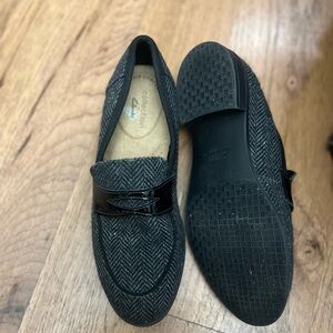 Black loafers